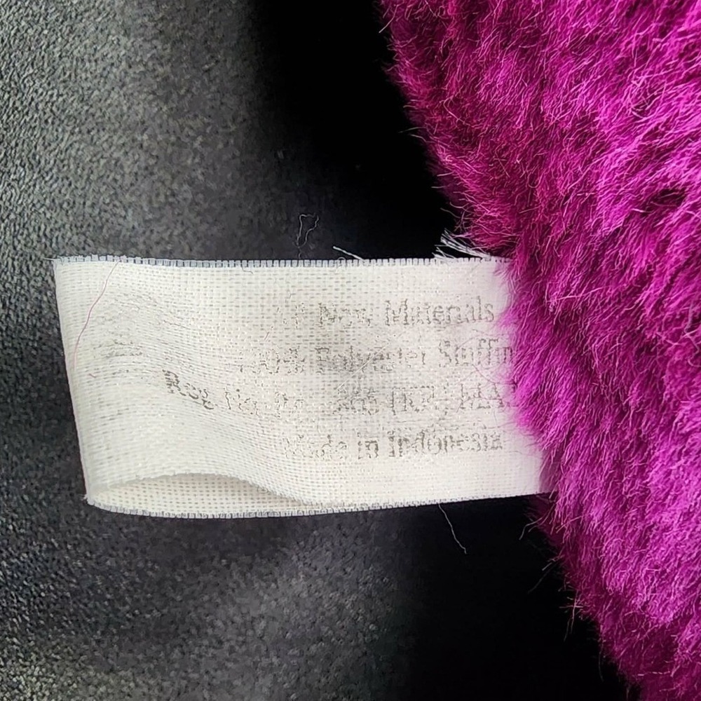 Barney 1992 Plush Purple Dinosaur White Shirt Vintage 90s Toy Lyons Group 11" - Picture 14 of 14